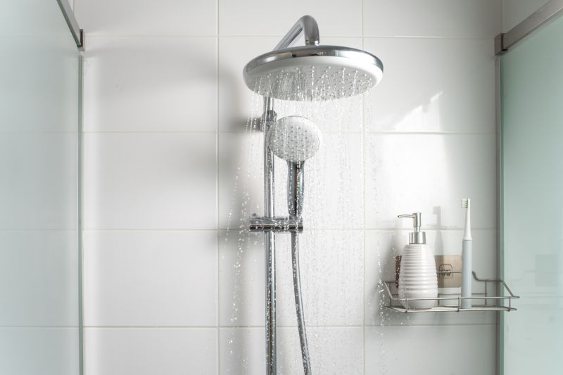 Modern Shower with Rainfall Head