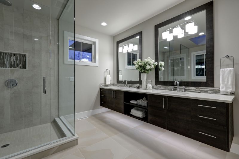 Spacious Master Bathroom with Natural Light