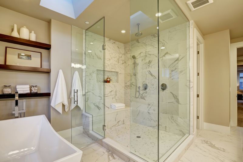 Elegant Bathroom Shower Space