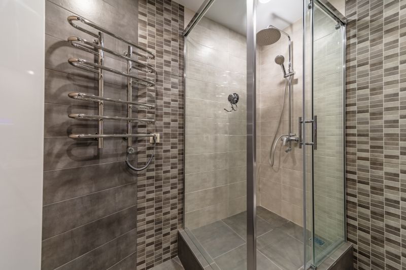 Stylish Shower with Modern Tiles